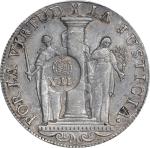 1834-37年菲律宾-秘鲁壹圆银币。马尼拉铸币厂。PHILIPPINES. Philippines - Peru. 8 Reales, ND (ca. 1834-37). Manila Mint. 