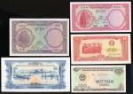 60至80年代柬埔寨、老挝及越南纸币80枚一组，不同面额及种类，品相不一，敬请预覧。Cambodia, Laos and Vietnam, a large group of 80 notes, c.1