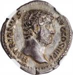 HADRIAN, A.D. 117-138. AR Denarius, Rome Mint, ca. A.D. 134-138. NGC Ch EF.