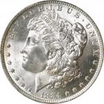 1884-O Morgan Silver Dollar. MS-65 (PCGS).