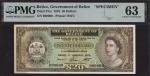 Government of Belize, specimen 20 Dollars, 1st January 1976, serial number 000000, (Pick 37cs), in P