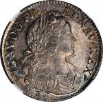 FRANCE. Ecu, 1719-9. Rennes Mint. Louis XV (1715-74). NGC MS-63.