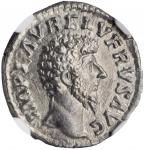LUCIUS VERUS, A.D. 161-169. AR Denarius, Rome Mint, A.D. 162. NGC AU. Brushed.