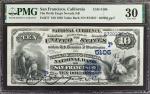 San Francisco, California. $10 1882 Value Back. Fr. 577. The Wells Fargo Nevada NB. Charter #5105. P