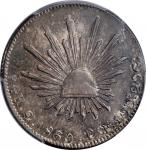 MEXICO. 4 Reales, 1860-Go PF. Guanajuato Mint. PCGS MS-62 Gold Shield.