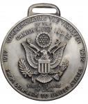 1942 Watch Fob Commemorating the Transfer of the Danish West Indies to the United States. Silvered B