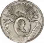 1832 Philadelphia Civic Procession medal. Original. Musante GW-130, Baker-160A. White Metal. AU-58 (