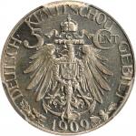 1909年青岛大德国宝伍分 PCGS Proof 63 CHINA. Kiau Chau. German Occupation. 5 Cents, 1909. Berlin Mint. PCGS PR
