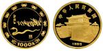 1989年己巳(蛇)年生肖纪念金币12盎司 完未流通