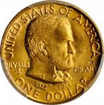 1922 Grant Memorial Gold Dollar. Star. MS-67+ (PCGS). CAC.