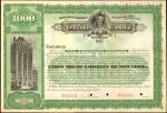 United States of America. Act of March 4, 1893. Certificate of Ownership in 4% Indebtedness of the C