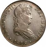 PERU. 8 Reales, 1816-LIMA JP. Lima Mint. Ferdinand VII. NGC AU-55.