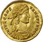 CONSTANS, A.D. 337-350. AV Medallion of 1-1/2 Solidi Weight (6.69 gms), Treveri Mint, A.D. 342-343. 