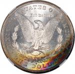 1881-S美国摩根银元，NGC MS65*