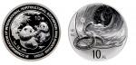 2013年癸巳(蛇)年生肖纪念银币1盎司圆形等2枚 PCGS Proof 70