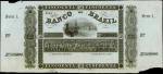 BRAZIL. Banco do Brasil.  50 Mil Reis, ND (1856). P-S323p. Proof. PMG Choice Uncirculated 63 Net. Ed