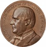1901 William McKinley Second Inaugural Medal. Bronze. 44.4 mm. Dusterberg-OIM 1B44,  MacNeil-WMcK 19