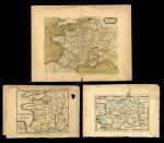 France. Lot comprising over 70 maps, including 17th Century with pair "Geographe du Roy", 1694 "Gall