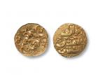 花剌子模沙阿王朝阿拉乌丁•摩诃末金币一枚，直径：18.8mm，重：3.96g，美品 RMB: 2,800-3,800 面值1金第纳尔，公元1200-1220年，花剌子模，在中文古籍旧称“火寻”，位于中