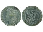 1893年CC美国摩根银元，KM-110，NGC VF DETAILS，经清洗，华人家族藏品