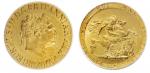 Great Britain. George III. Last or New Coinage. Sovereign, 1820. Open 2. Laureate head right, rev. S
