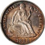 1888-S Liberty Seated Dime. MS-65 (PCGS).