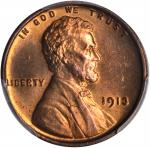 1913 Lincoln Cent. MS-66 RD (PCGS).