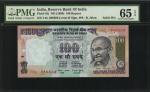 INDIA. Reserve Bank of India. 100 Rupees, N (1966). P-91j. Solid Serial Number. PMG Gem Uncirculated