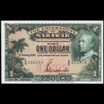 SARAWAK. Government of Sarawak. $1, 1.1.1940. P-23.