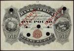 Bank of Africa, Orange Free State issue, colour trial £1, Winburg, O.F.S, ND (1900-1920), no serial 