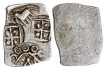 Ancient India. Vidarbha. Punchmarked coinage. AR ½ Karshapana, ca. 5th-4th Century BC. 1.66 gms. Fou