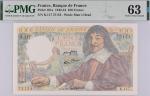 Banque de France, 100 francs, 1942-44, serial number K.117 75154, (Pick 101a), in PMG holder, minor 