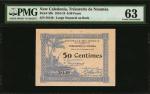 NEW CALEDONIA. Tresorerie de Noumea. 0.50 Franc, 1918-19. P-33b. PMG Choice Uncirculated 63.