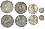 A Miscellany of 19th Century Silver (4) | George III (1760-1820), New Coinage Crown, 1819 LXI, laure