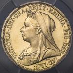 GREAT BRITAIN Victoria ヴィクトリア(1837~1901) Sovereign 1893 PCGS-PR65 CAM Proof UNC~FDC