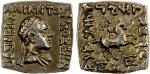 BACTRIA: Philoxenos, ca. 100-95 BC, AR square drachm (2.47g), Bop-4G, diademed and draped bust of ki