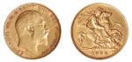 1904年英国爱德华像马剑金币一枚