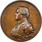 1781年纳撒尼尔-格林奖章 PCGS MS 63 1781 (1787) Nathanael Greene at Eutaw Springs Medal