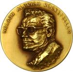 1974 Nelson A. Rockefeller Vice Presidential Inaugural Medal. Gold. 31.5 mm. 31.1 grams. 18 karat. D