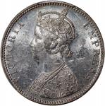 1901-B英属印度卢比银币，PCGS MS60，#43020841