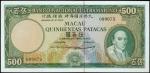 1963年大西洋国海外汇理银行伍百圆。
