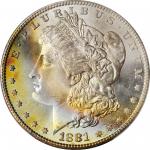 1881-S Morgan Silver Dollar. MS-67+ (PCGS). CAC.
