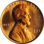 1933 Lincoln Cent. MS-67 RD (PCGS).