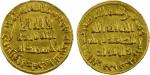 UMAYYAD: al-Walid I, 705-715, AV dinar (4.26g), NM (Dimashq), AH93, A-127, Unc.