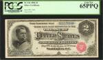 Fr. 241. 1886 $2 Silver Certificate. PCGS Currency Gem New 65 PPQ.
