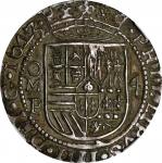 MEXICO. "Royal" Presentation Cob 4 Reales, 1643-Mo P. Mexico City Mint, Assayer P. Philip IV. NGC AU