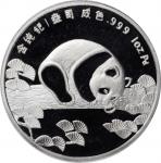 1989年熊猫纪念钯币1盎司 PCGS Proof 68