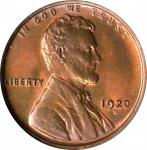 1920-D Lincoln Cent. MS-65 RB (NGC).