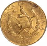 GUATEMALA. 5 Quetzales, 1926. Philadelphia Mint. PCGS Genuine--Cleaned, Unc Details.