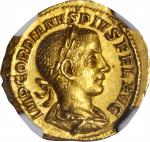 GORDIAN III AFRICANUS, A.D. 238-244. AV Aureus (5.24 gms), Rome Mint, ca. A.D. 241-243. NGC MS, Stri